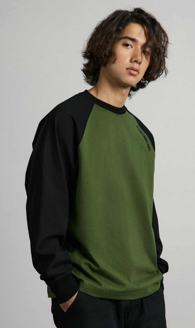 ANTIDOTE Graffiti Font Raglan Sleeve Tee