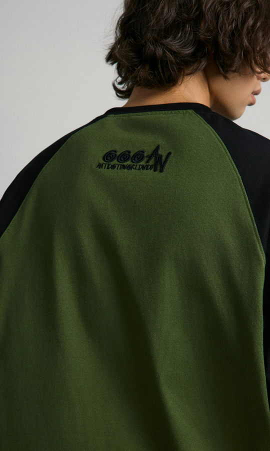 ANTIDOTE Graffiti Font Raglan Sleeve Tee