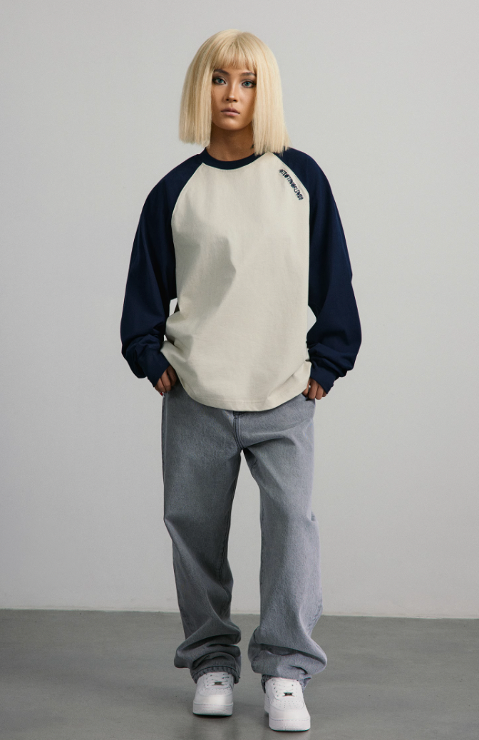 ANTIDOTE Graffiti Font Raglan Sleeve Tee