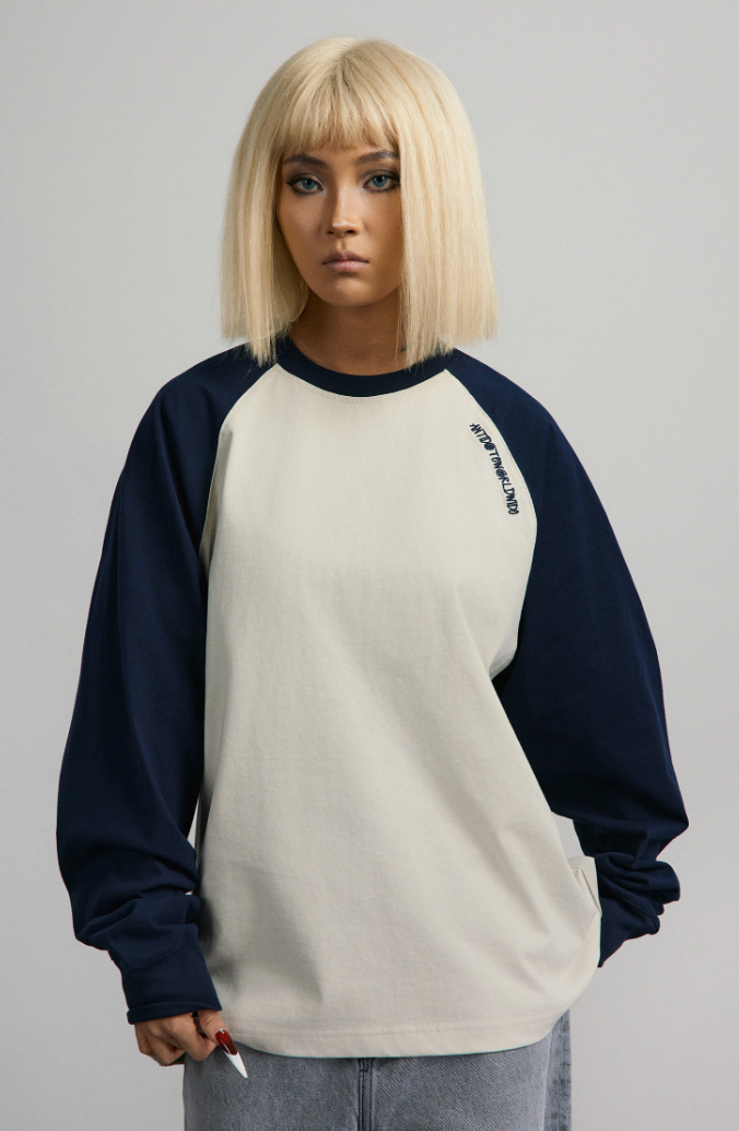 ANTIDOTE Graffiti Font Raglan Sleeve Tee