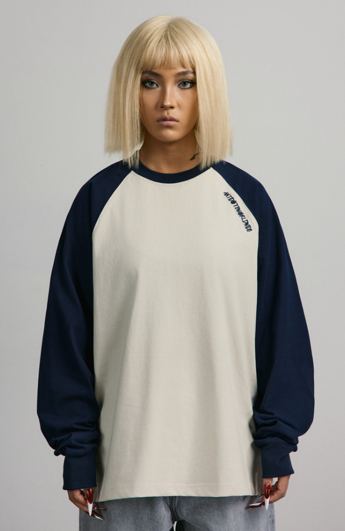 ANTIDOTE Graffiti Font Raglan Sleeve Tee