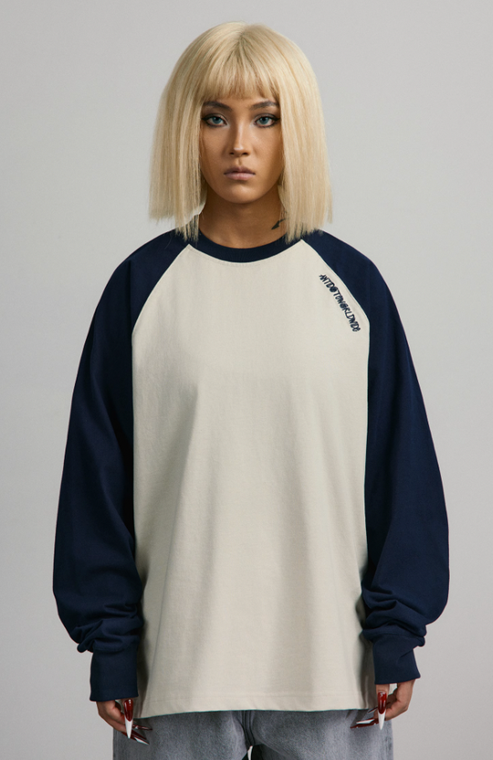 ANTIDOTE Graffiti Font Raglan Sleeve Tee