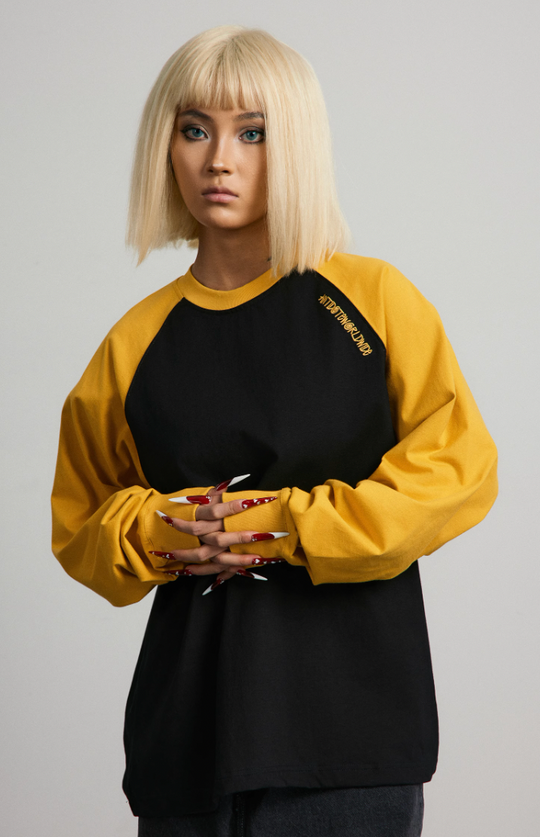 ANTIDOTE Graffiti Font Raglan Sleeve Tee