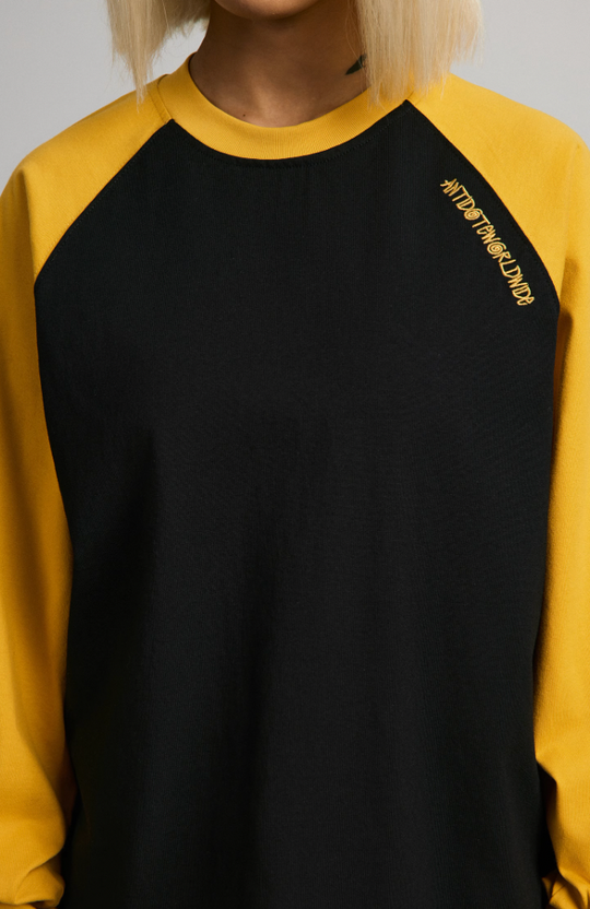 ANTIDOTE Graffiti Font Raglan Sleeve Tee