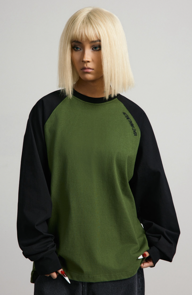 ANTIDOTE Graffiti Font Raglan Sleeve Tee