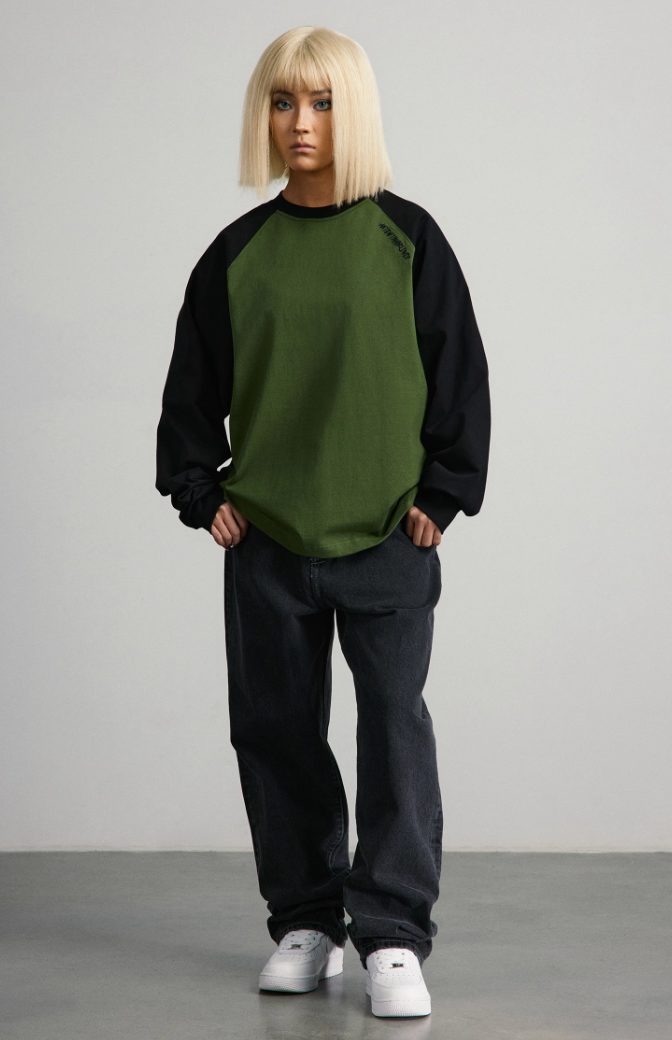 ANTIDOTE Graffiti Font Raglan Sleeve Tee