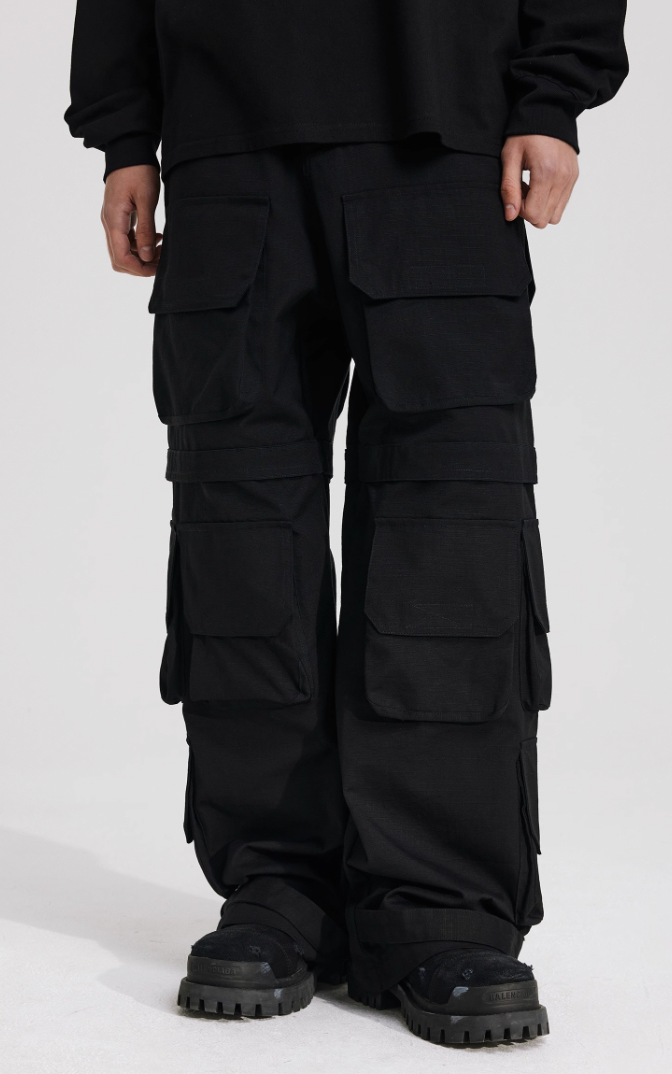 ANTIDOTE Multi Pocket Silhouette Pants