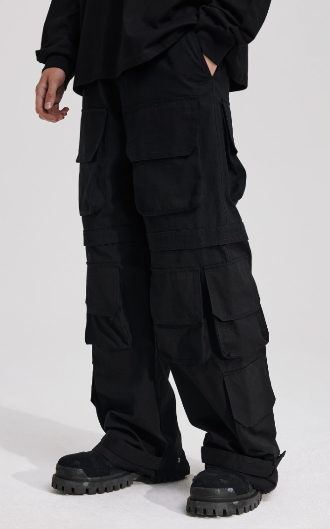 ANTIDOTE Multi Pocket Silhouette Pants