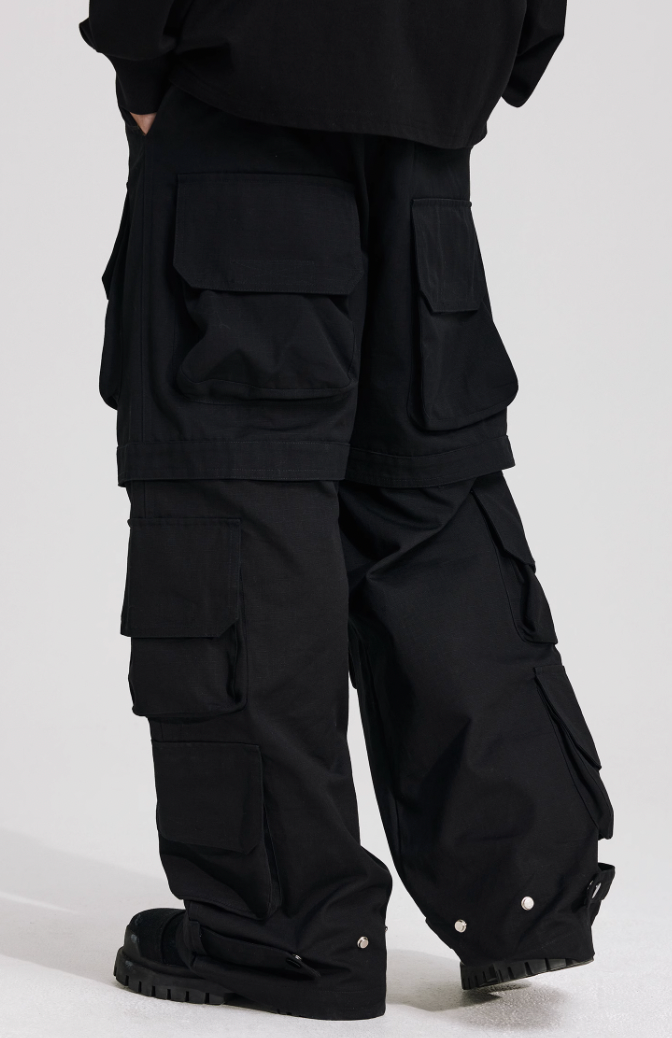 ANTIDOTE Multi Pocket Silhouette Pants