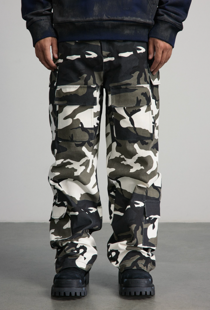 ANTIDOTE Camouflage Multi Pocket Work Pants