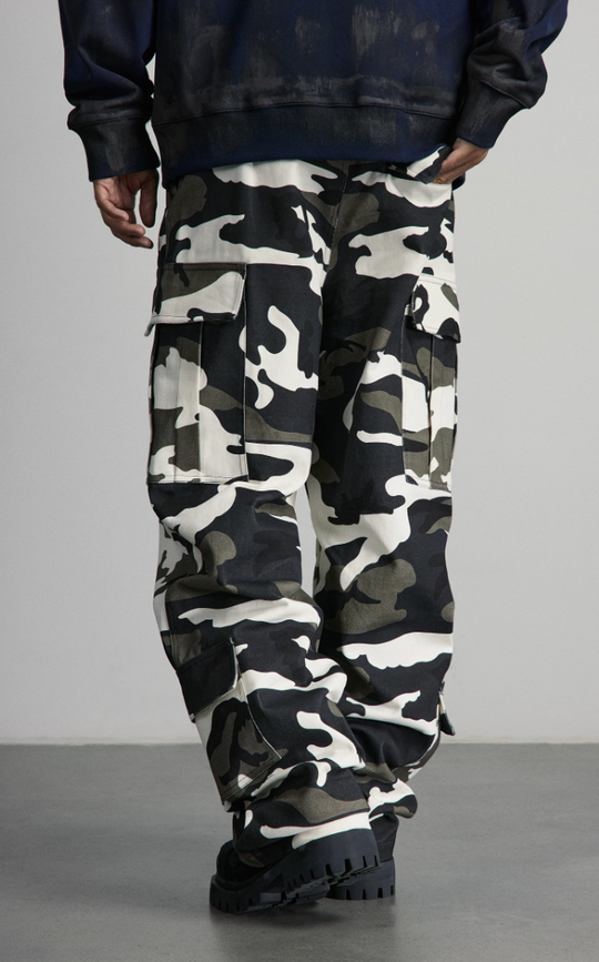 ANTIDOTE Camouflage Multi Pocket Work Pants