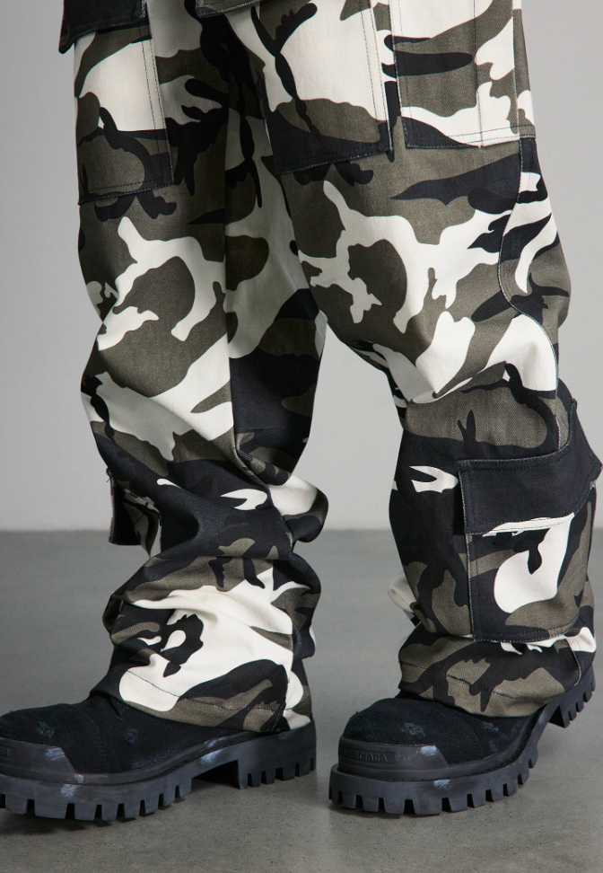 ANTIDOTE Camouflage Multi Pocket Work Pants