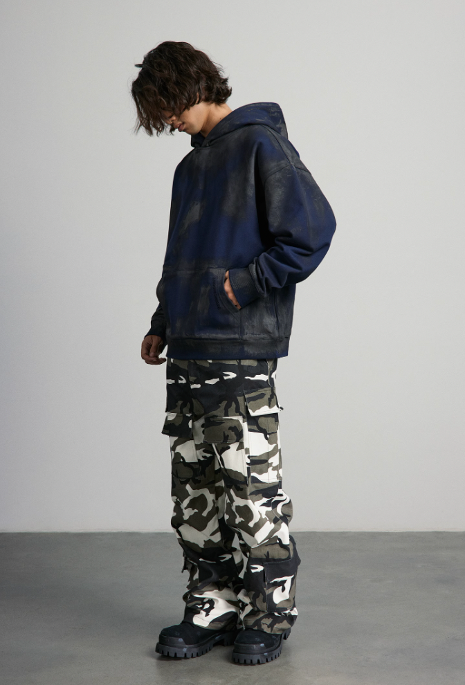 ANTIDOTE Camouflage Multi Pocket Work Pants