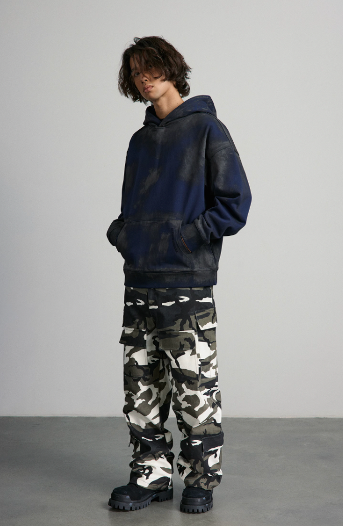 ANTIDOTE Camouflage Multi Pocket Work Pants