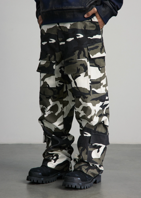 ANTIDOTE Camouflage Multi Pocket Work Pants