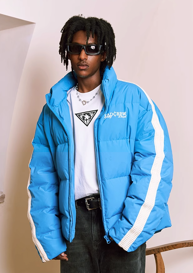 YADcrew Splicing Custom Webbing Short Jacket