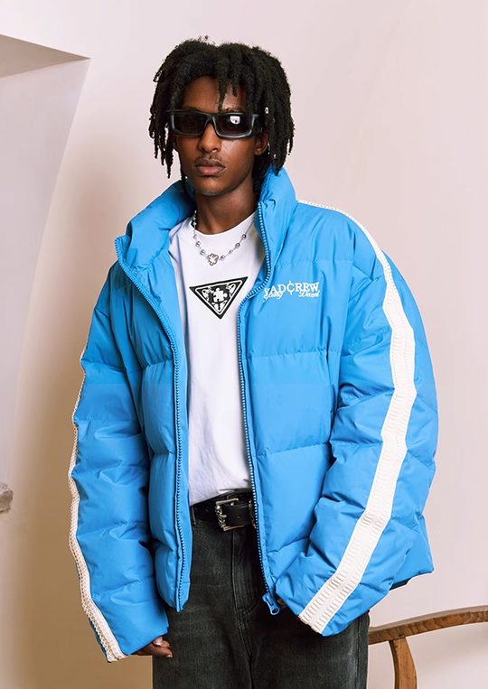 YADcrew Splicing Custom Webbing Short Jacket