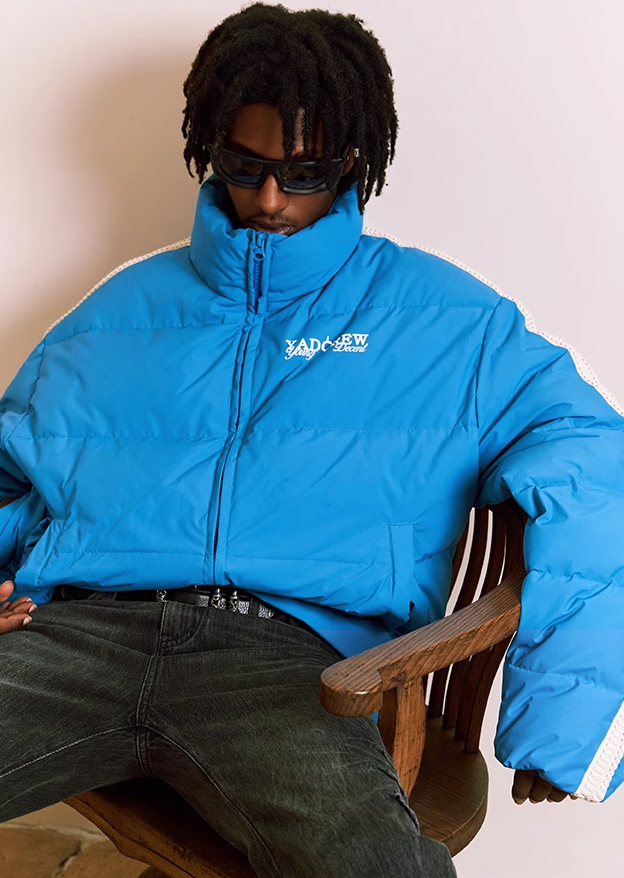 YADcrew Splicing Custom Webbing Short Jacket