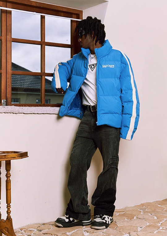 YADcrew Splicing Custom Webbing Short Jacket