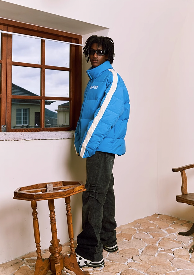 YADcrew Splicing Custom Webbing Short Jacket