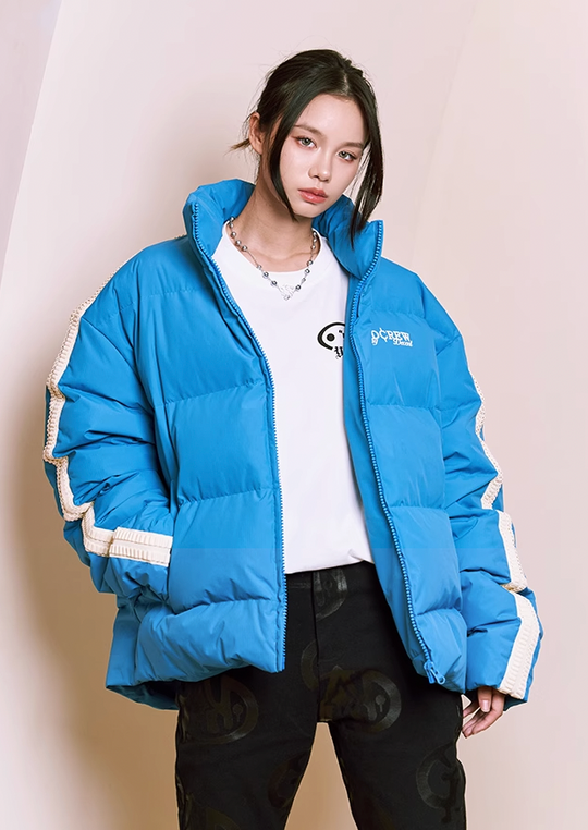 YADcrew Splicing Custom Webbing Short Jacket