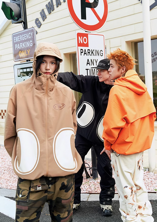 YADcrew Waterproof Hooded Punching Jacket