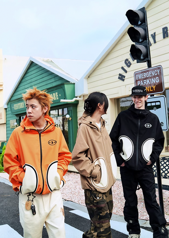 YADcrew Waterproof Hooded Punching Jacket