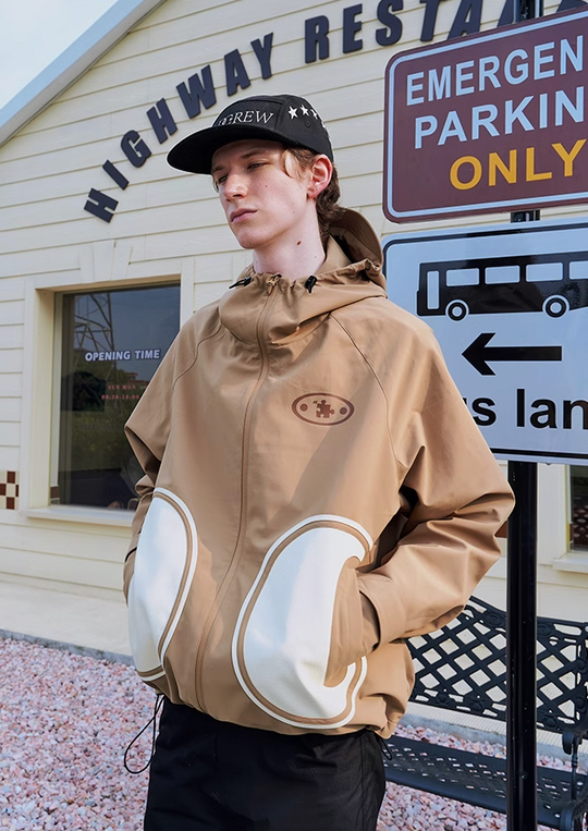 YADcrew Waterproof Hooded Punching Jacket