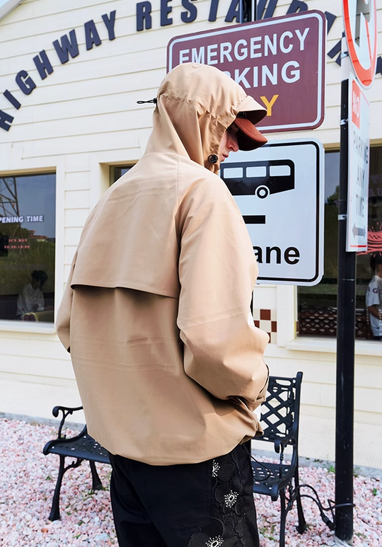 YADcrew Waterproof Hooded Punching Jacket