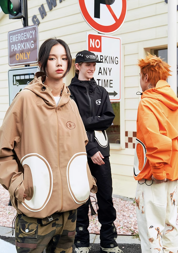 YADcrew Waterproof Hooded Punching Jacket