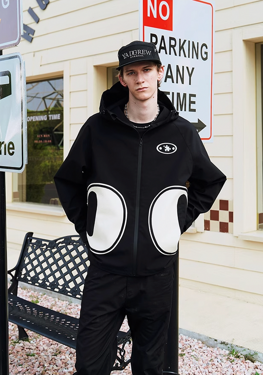 YADcrew Waterproof Hooded Punching Jacket