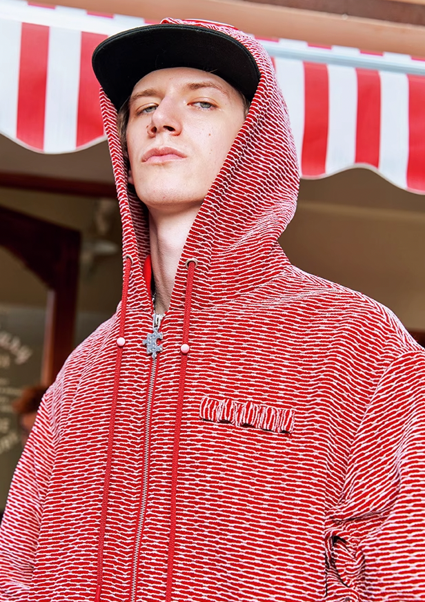 YADcrew Bomber Aviator Hooded Jacket