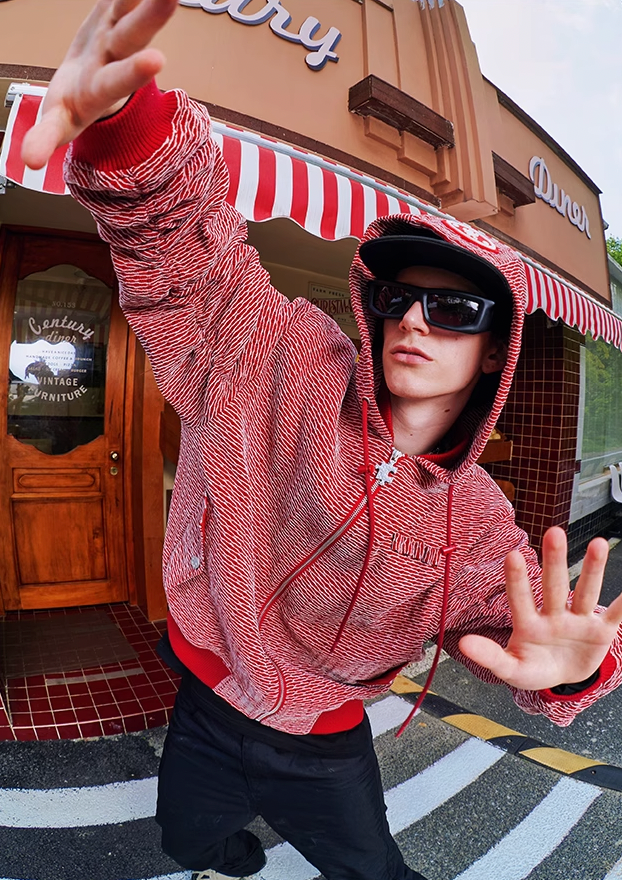 YADcrew Bomber Aviator Hooded Jacket