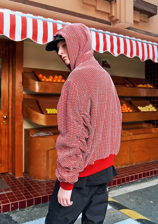 YADcrew Bomber Aviator Hooded Jacket