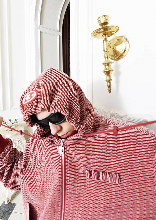 YADcrew Bomber Aviator Hooded Jacket