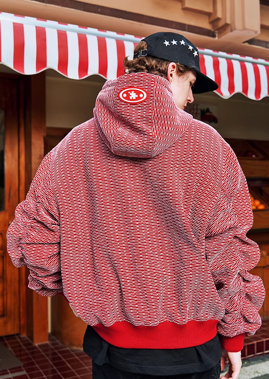 YADcrew Bomber Aviator Hooded Jacket