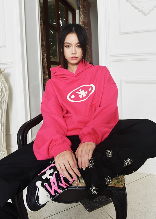 YADcrew Cyclone Foam Big Logo Hoodie