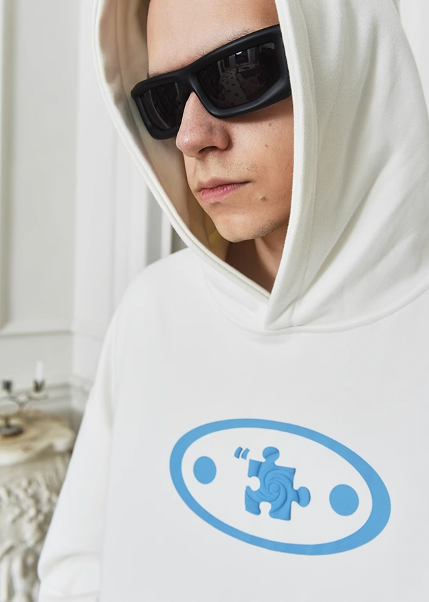 YADcrew Cyclone Foam Big Logo Hoodie