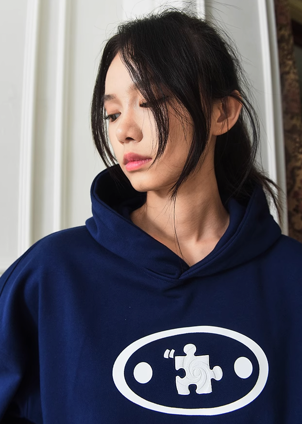 YADcrew Cyclone Foam Big Logo Hoodie