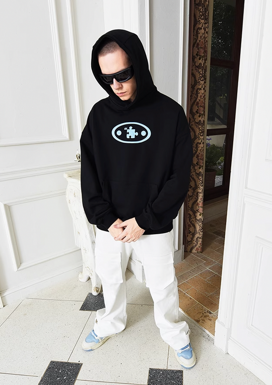 YADcrew Cyclone Foam Big Logo Hoodie