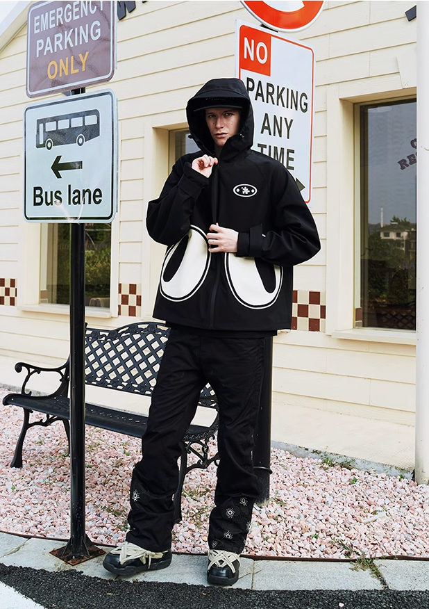 YADcrew Design Embroidered Lace Pants