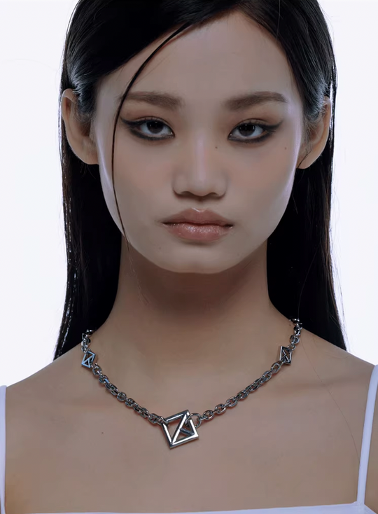 NboStore LOGO Chain Necklace | Face 3 Face