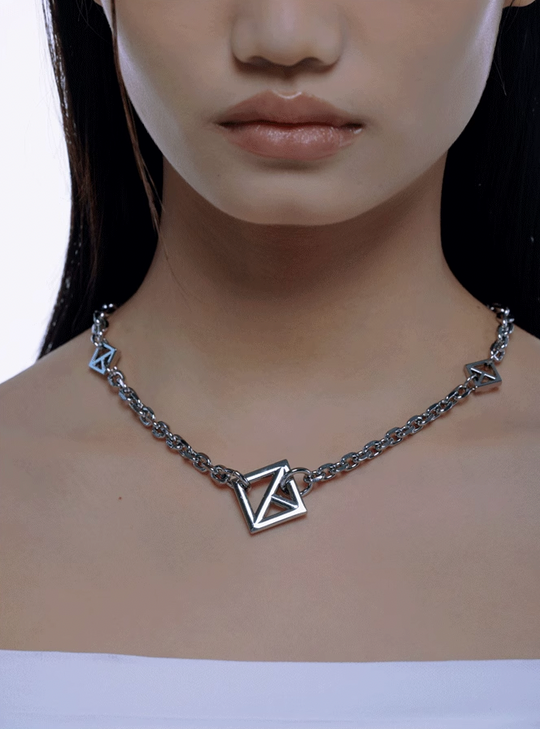 NboStore LOGO Chain Necklace | Face 3 Face