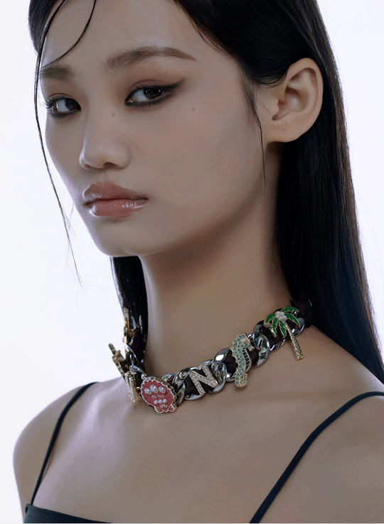 NboStore N-bo Plants & Flowers Necklace | Face 3 Face