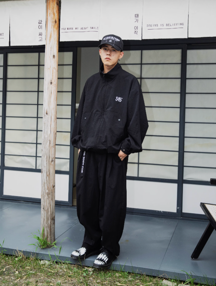 S45 Seersucker Tracksuit Jacket & Track Pants