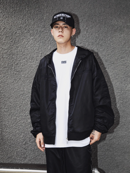 S45 Through Zipper Construction Nylon Jacket & Nylon Pants