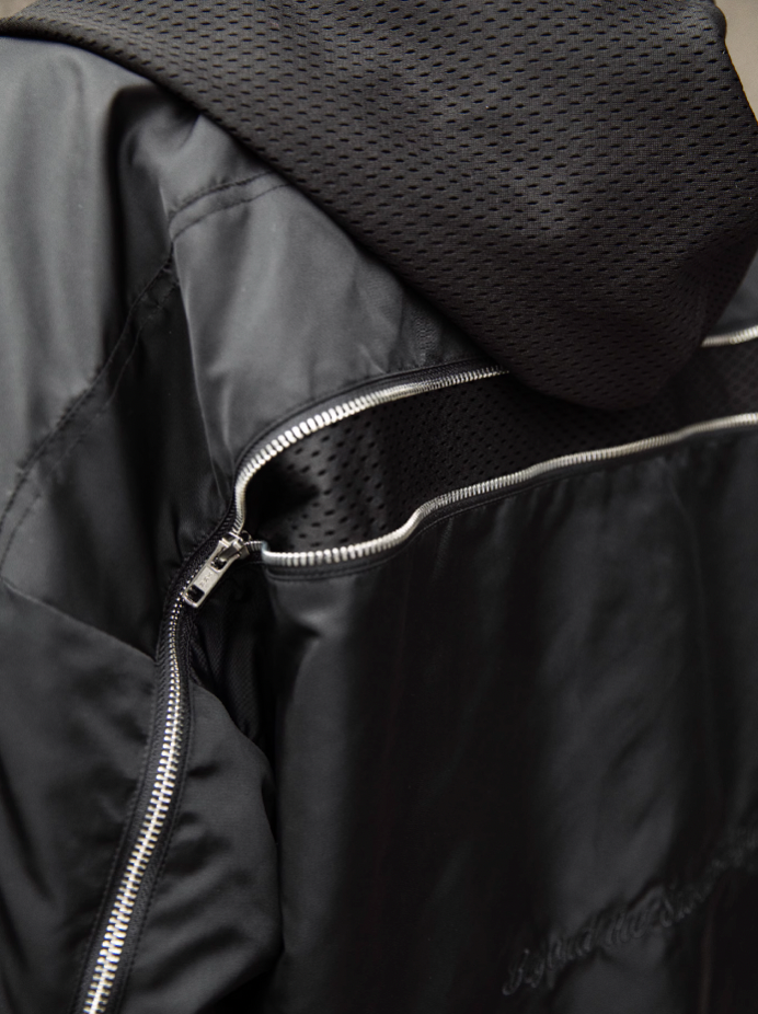 S45 Through Zipper Construction Nylon Jacket & Nylon Pants