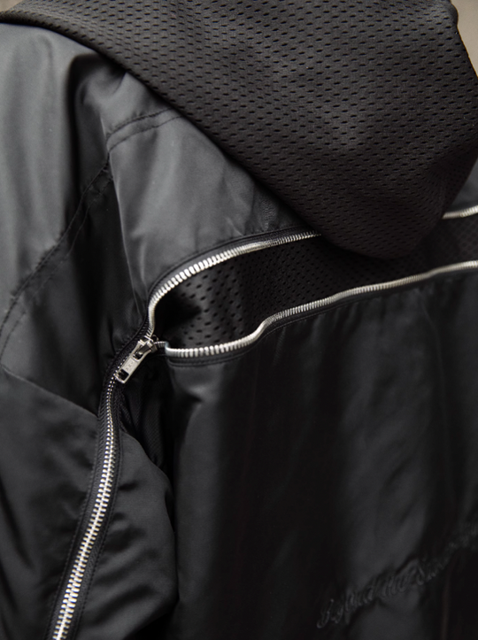S45 Through Zipper Construction Nylon Jacket & Nylon Pants