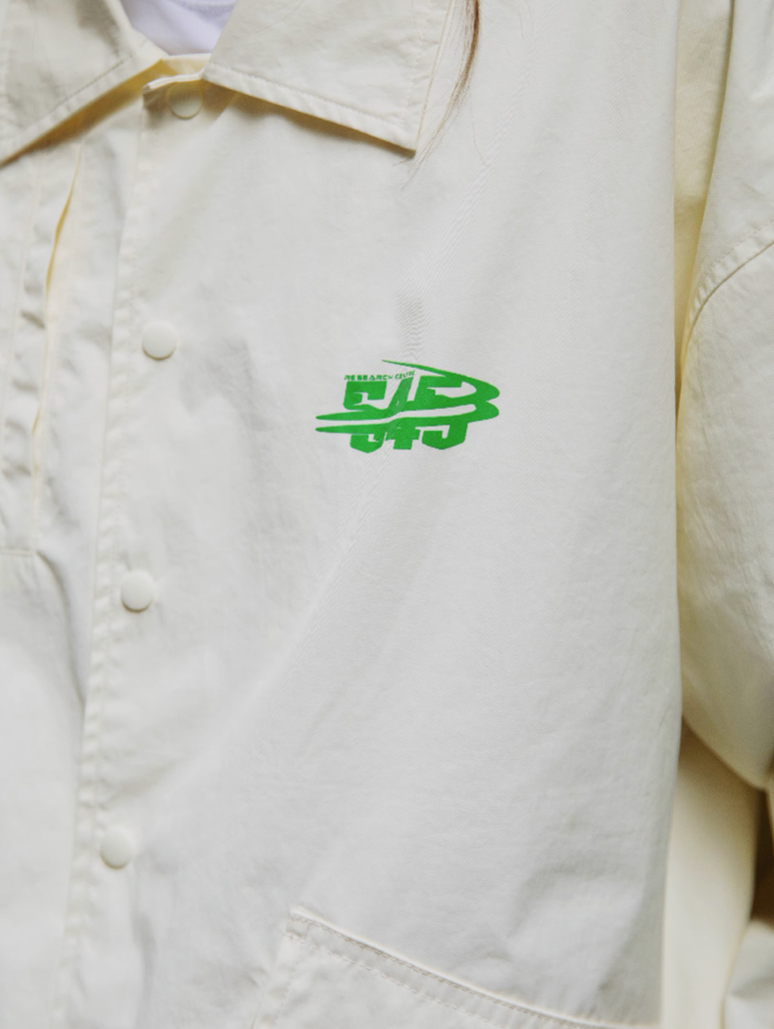 S45 Logo Slogan Coach Jacket