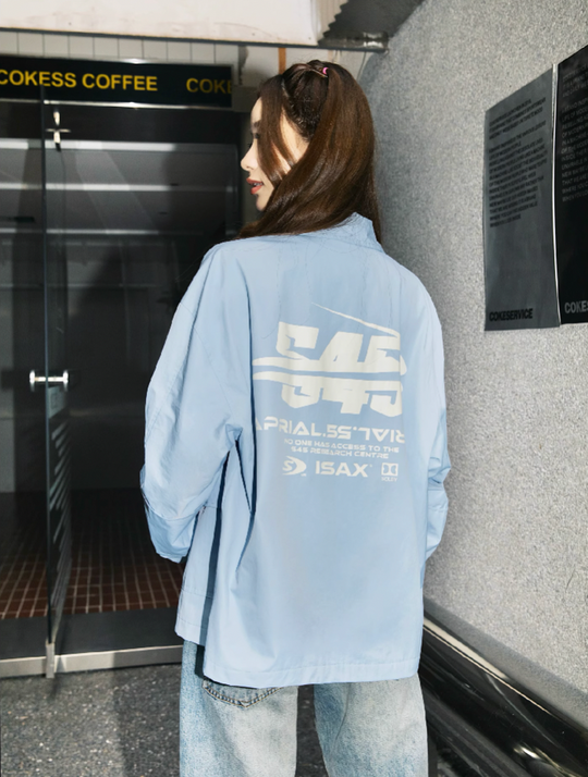 S45 Logo Slogan Coach Jacket